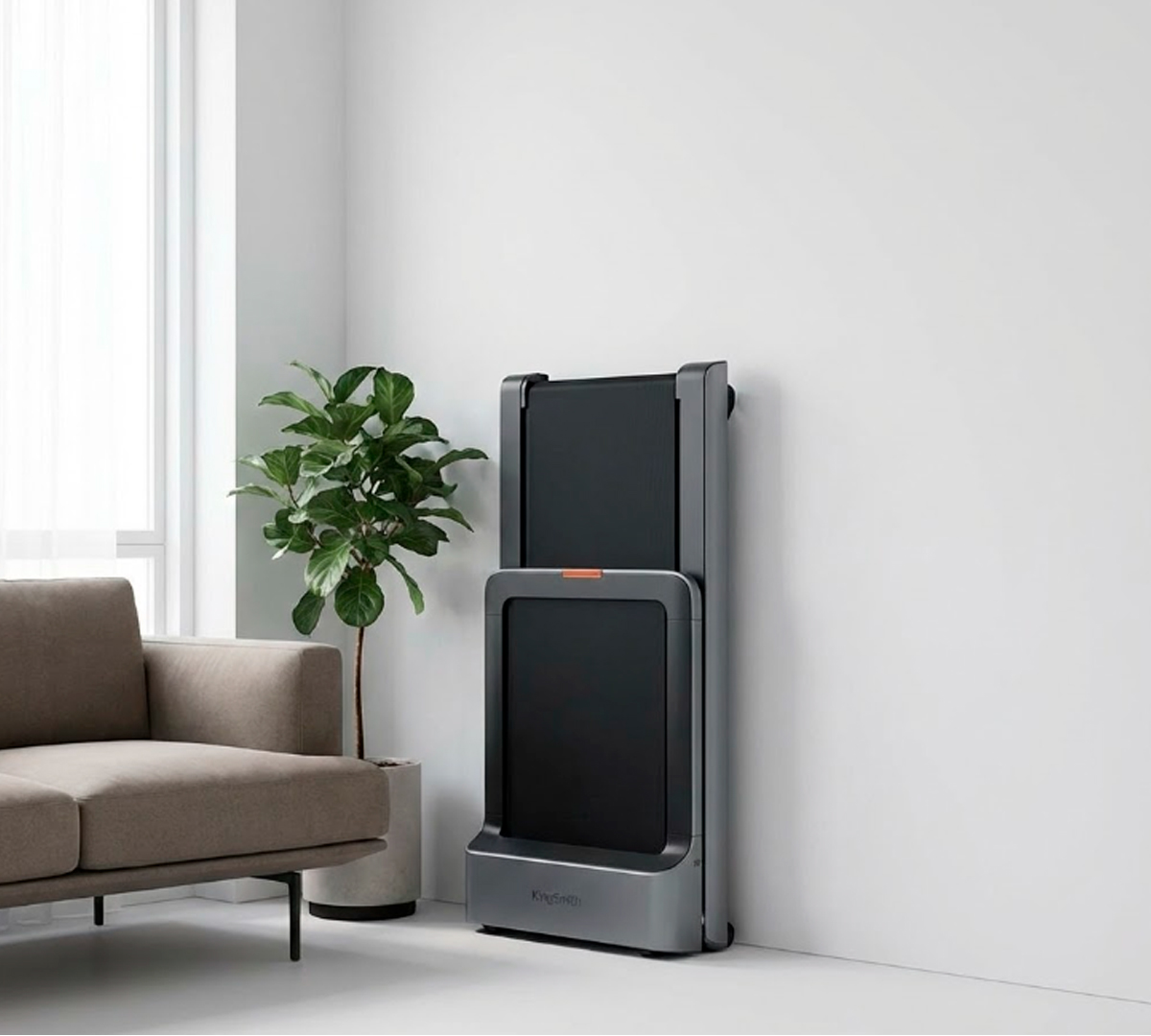 Caminadora eléctrica plegable Z1 en living moderno