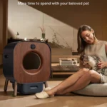 Arenero Automático Pawbby: Autolimpiable y Seguro