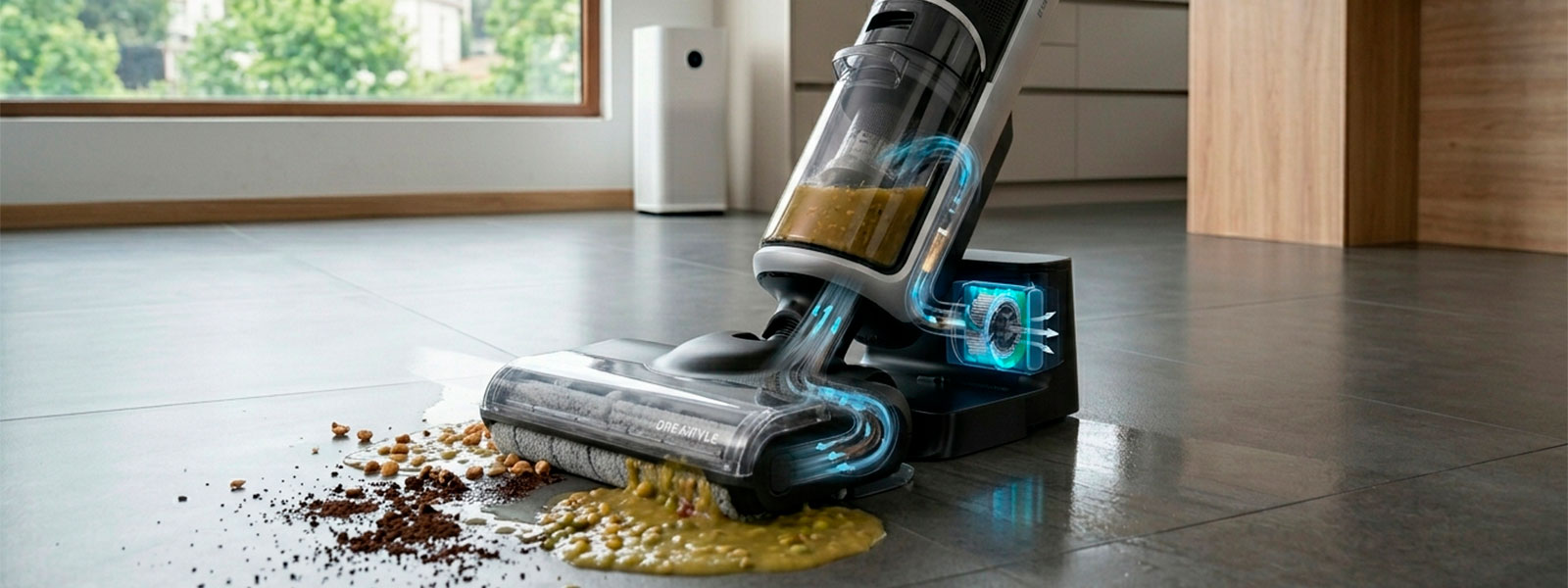 Aspiradora para piso inalámbrica