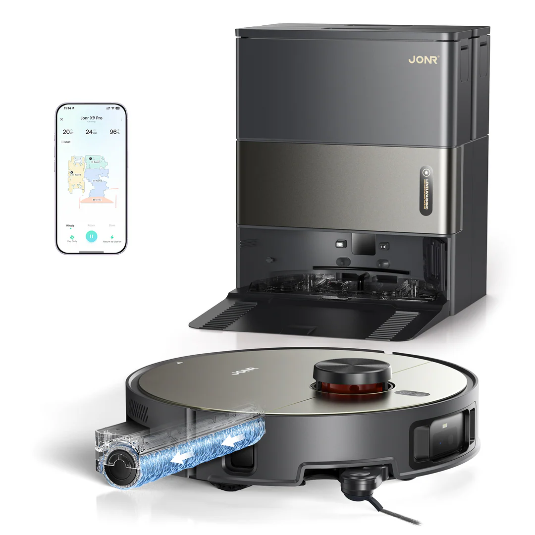 JONR X9 Pro, JONR X9 Pro Robot Vacuum, robot aspirador JONR, robot aspirador 20000 Pa, robot aspirador y trapeador, robot aspirador con lavado de mopa, robot aspirador con secado de mopa, Mop-Wash Air-Dry Dock, robot aspirador anti enredos, robot aspirador para mascotas, robot aspirador con navegación LDS, robot aspirador con IA, aspiradora robot premium, JONR Chile, robot vacuum and mop JONR X9 Pro, JONR X9 Pro Robot Vacuum, robot aspirador JONR, robot aspirador 20000 Pa, robot aspirador y trapeador, robot aspirador con lavado de mopa, robot aspirador con secado de mopa, Mop-Wash Air-Dry Dock, robot aspirador anti enredos, robot aspirador para mascotas, robot aspirador con navegación LDS, robot aspirador con IA, aspiradora robot premium, JONR Chile, robot vacuum and mop