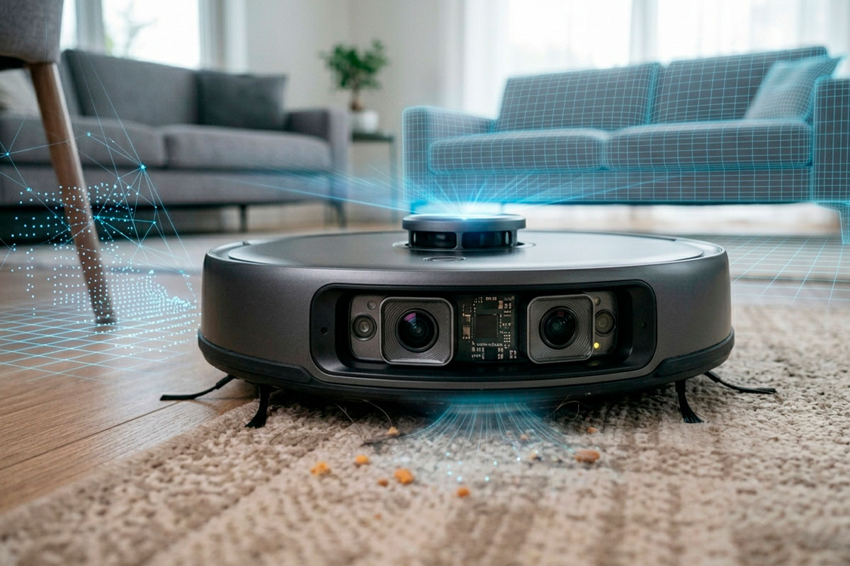 navegación LiDAR y sistemas de visión artificial