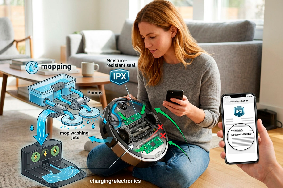 ¿Por qué la certificación IPX es importante en los robots aspiradores modernos?