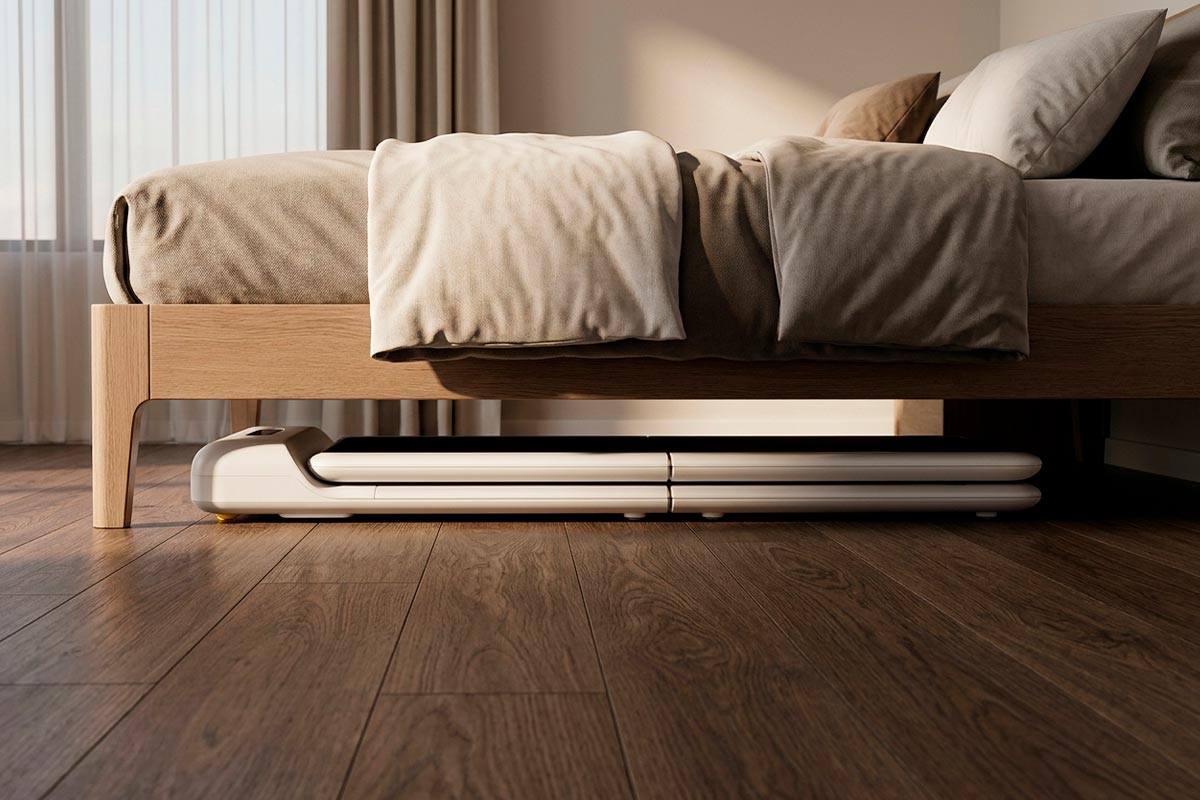 KingSmith WalkingPad C2 plegada para ahorrar espacio en una vivienda pequeña